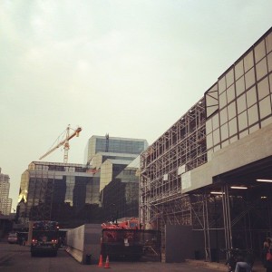 The Javits won't let you know how nice everything is inside.