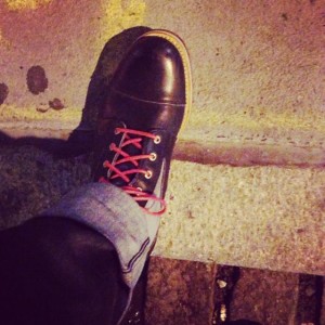 A little Helm Boots from ATX hitting the streets of NYC